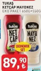 TUKAŞ KETÇAP MAYONEZ EKO PAKET fiyat ve kampanya bilgisi